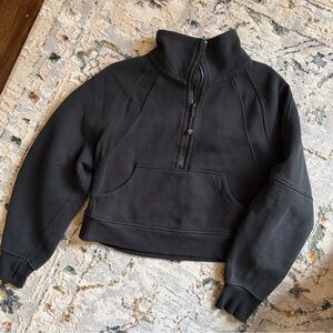 Lululemon oversized half zip scuba sweatshirt